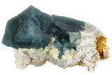 Seafoam-Green, Cubic Fluorite (Large Crystals) - Huanggang Mine #182650-1